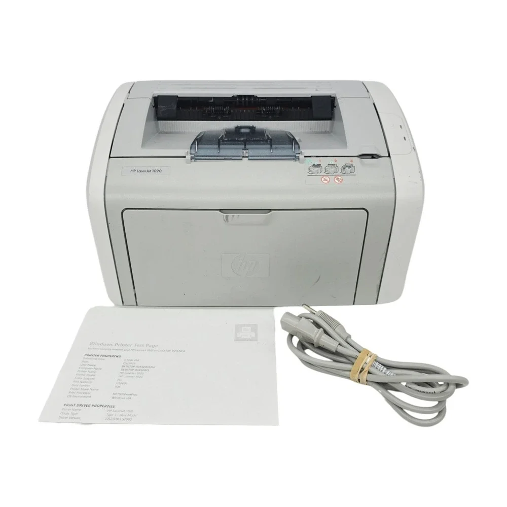 HP LaserJet 1020 Printer Q5911A Black & White Monochrome Page Count ~1700 Tested